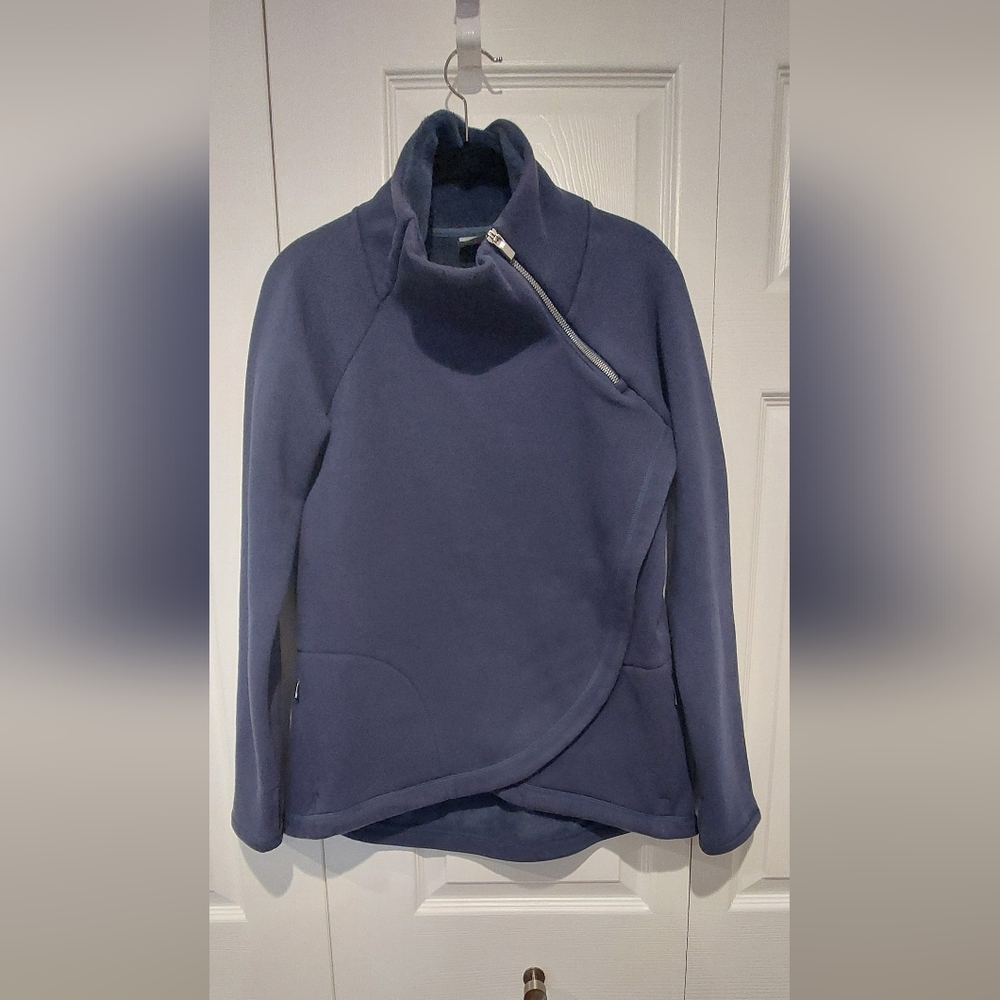 Athleta Kozy Karma Blue Women's Sweathshirt, Size XS